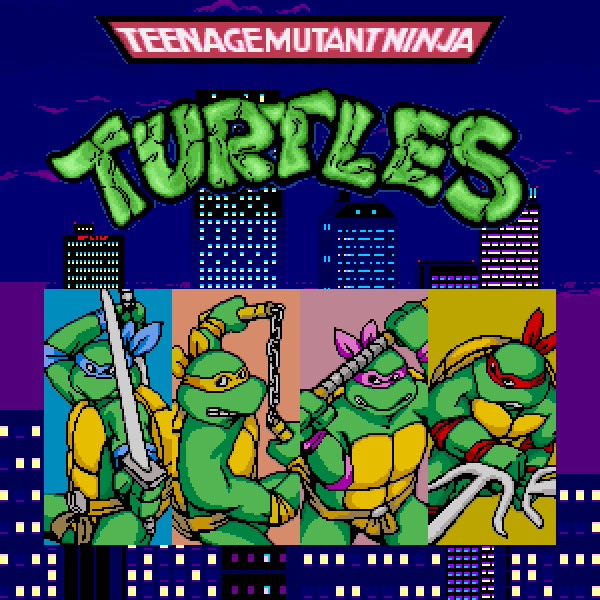 FULL GAME ARCADE Teenage Mutant Ninja Turtles 1989 смотреть онлайн