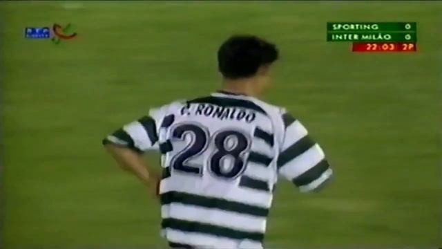 17 Years Old C. Ronaldo vs Inter Milan (Debut For Sporting Lisbon) 14/08/2002 - TC7 смотреть онлайн