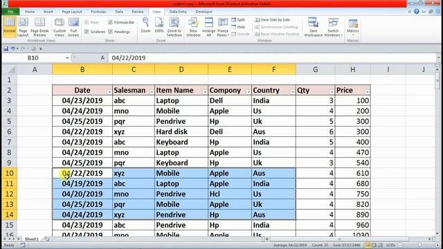 Excel Magical Time Saving Trick ? Filter With Custom Views Dropdown || Switching Between Filters смотреть онлайн