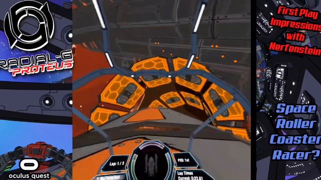 Radial-G Proteus Oculus Quest VR Racer - Giveaway & First Impressions Gameplay