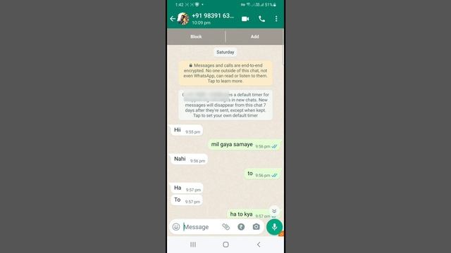 Use A Default Timer For Disappearing Messages In Whatsapp смотреть онлайн