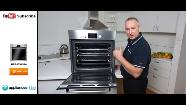 HBA63S451A Bosch 60cm Electric Wall Oven with pyrolytic cleaning reviewed - Appliances Online смотреть онлайн