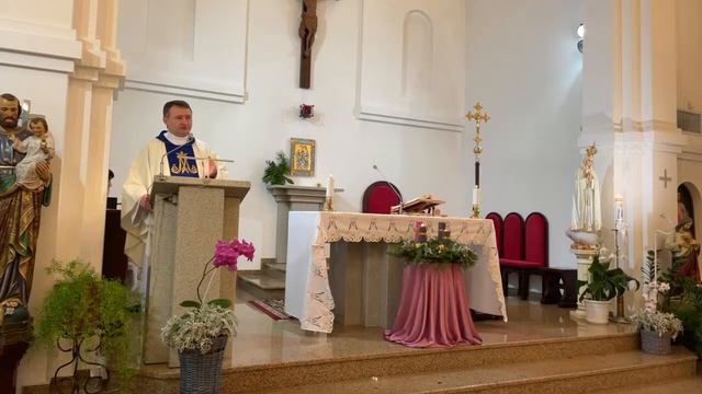 Св. Месса - четверг 8.12.2022 в 19.00, Непорочное Зачатие Марии смотреть онлайн