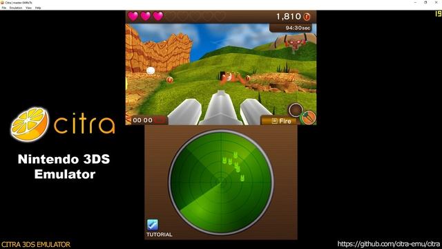 Citra 3DS Emulator - Blast 'Em' Bunnies Ingame! scaled resolution + audio смотреть онлайн