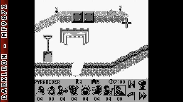 Game Boy - Lemmings 2 - The Tribes © 1994 Psygnosis - Gameplay смотреть онлайн