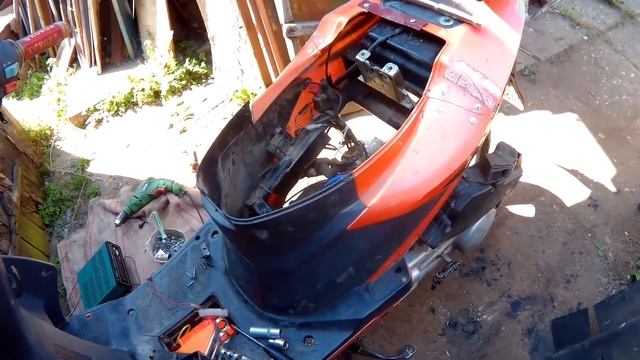 Ремонт китайского скутера/ Repair of a Chinese scooter смотреть онлайн