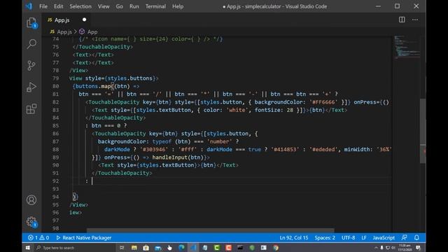 React Native Calculator With Switchable dark mode (with source code) смотреть онлайн