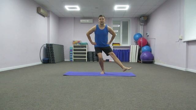 Упражнение для коленей. Солнечные часы.