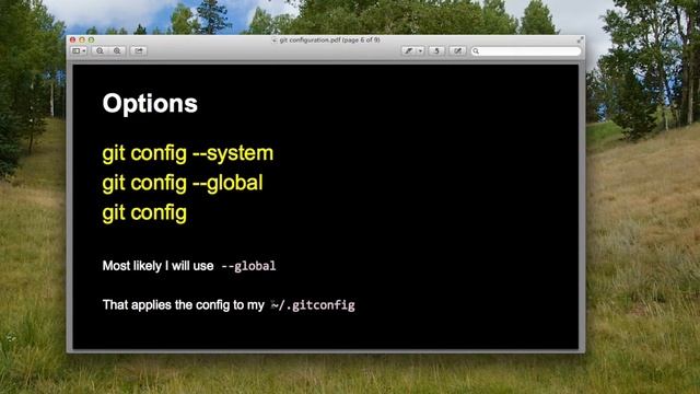 Git Configuration смотреть онлайн