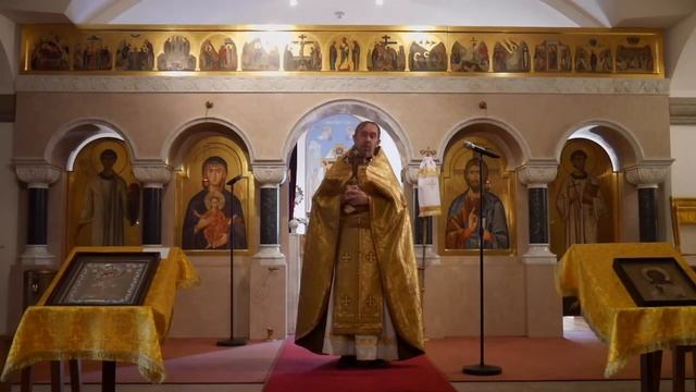 01.02.2021 Проповедь о. Вячеслава на Литургии. Прп.Макария Великого, свт. Марка Ефесского смотреть онлайн