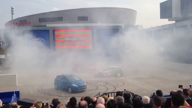 Ken Block hoons to introduce 2014 Ford Fiesta ST gymkhana s смотреть онлайн