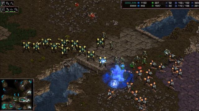 StarCraft Remastered 스타크래프트 3050_AHN vs IIIIlllIIIII! ( Protoss vs Zerg ) 星际争霸 смотреть онлайн