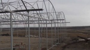 Монтаж блочной теплицы ДоброТА общей площадью 2016 кв.м.