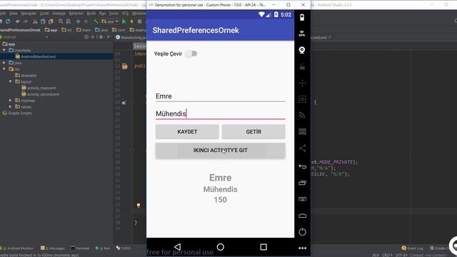 4 Application Düzeyinde Veri İşlemleri | Android Content Provider | Storage | Sqlite Dersleri смотреть онлайн