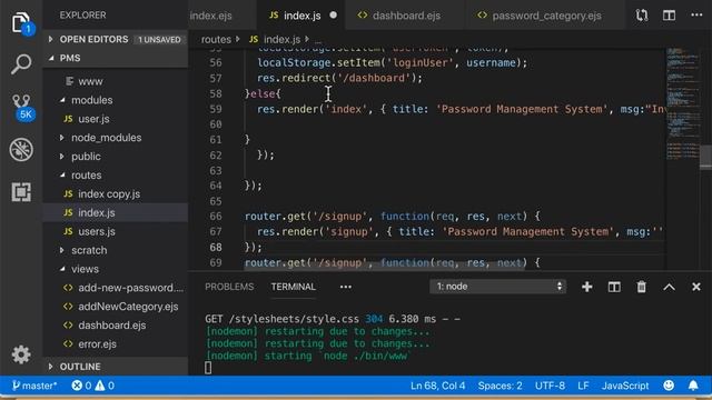 Mini Project for Beginners using Node js, Express js and Mongoose in Hindi | Mini Project Part-4 смотреть онлайн