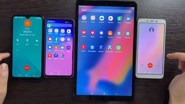 Black Fox vs Tablet Samsung Tab A vs s10e vs Redmi 6A/ Calls смотреть онлайн