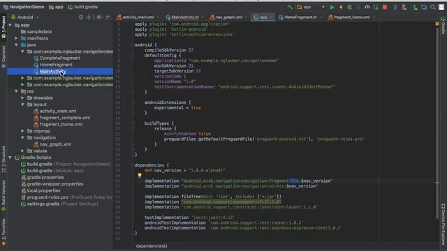 Android Navigation API смотреть онлайн