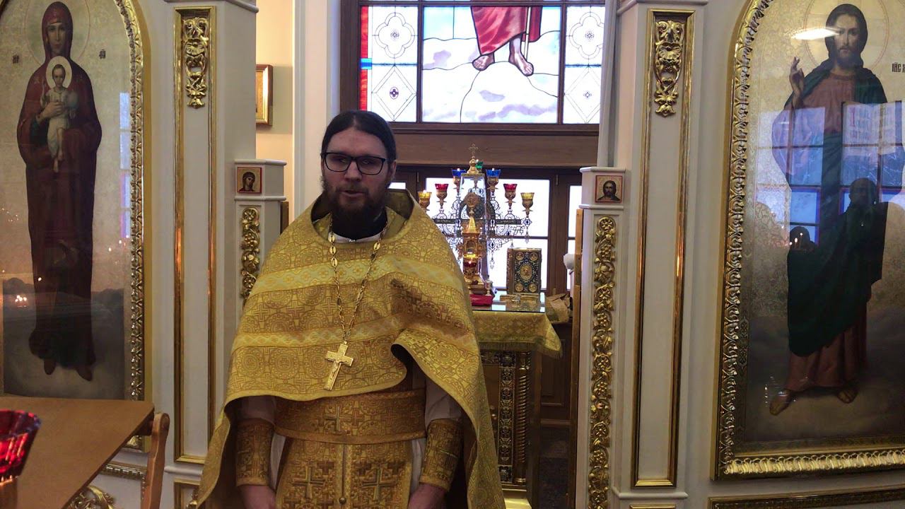 Не прилепляться к земному. Проповедь священника Алексея Туголукова смотреть онлайн