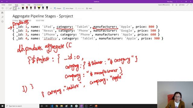 MongoDB - Aggregation Pipeline Stages: $project смотреть онлайн