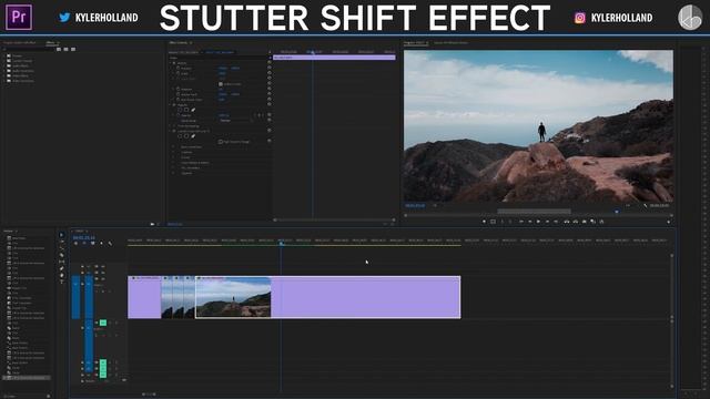 STUTTER SHIFT EFFECT | Premiere Pro смотреть онлайн