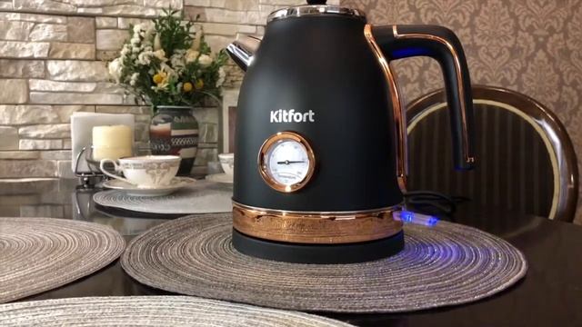 Приготовил зеленый чай с имберем! Обзор чайника Kitfort KT-6102-2 смотреть онлайн