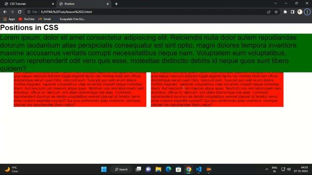Positions in CSS | position absolute in CSS | position relative in CSS | Sokal HTML смотреть онлайн