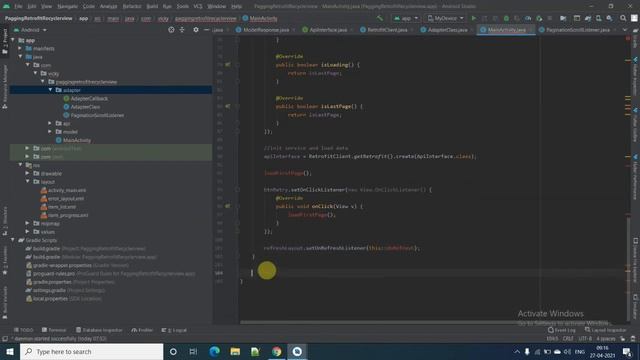 Pagination in RecyclerView in Hindi Tutorial in Android Studio смотреть онлайн