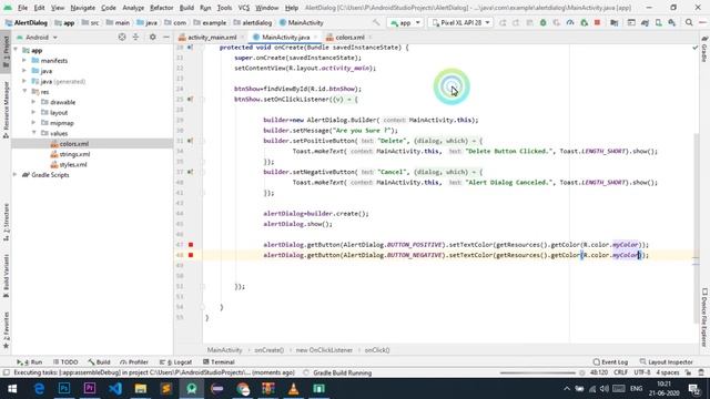 Android Studio Alert Dialog Tutorial in hindi/urdu | Alert Dialog Customization| Part 2 смотреть онлайн