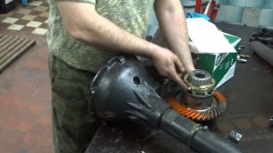 Установка пневматической блокировки дифференциала «Спрут» на мосту «Тимкена» (Колхозный мост)
