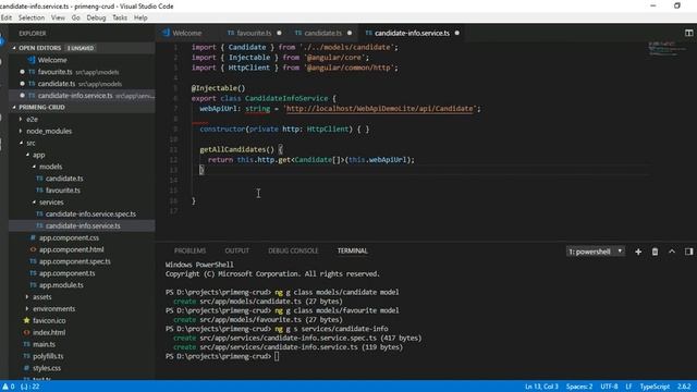 Angular 5 Tutorial - PrimeNG CRUD application Part1 смотреть онлайн