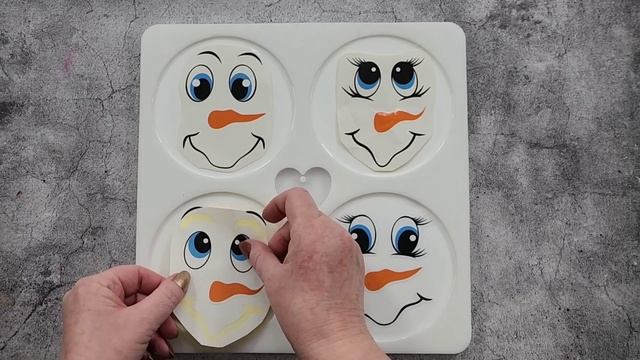 #1860 Adorable & Easy Polyurethane Resin Snowman Coasters смотреть онлайн