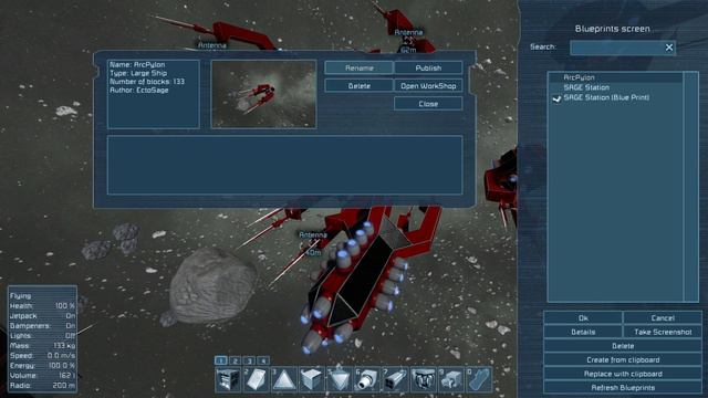 Space Engineers, The First Blue Print Update (Update 01.050) смотреть онлайн