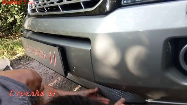 Защита радиатора LAND ROVER FREELANDER II рестайлинг 2 2012-н.в. (Хром) - strelka11.ru смотреть онлайн