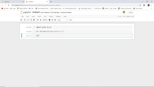 15 Knowing the Statistics of a DataFrame смотреть онлайн