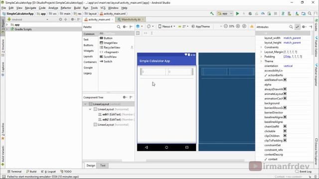 Kotlin Android Simple Calculator App Part 1 смотреть онлайн