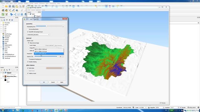 Developing a 3D Model using QGIS смотреть онлайн