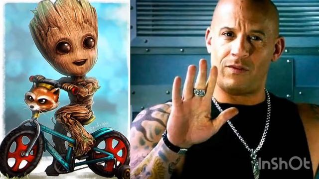 Вин Дизель подарил голос и мимику персонажу Грут из Стражи Галактики смотреть онлайн