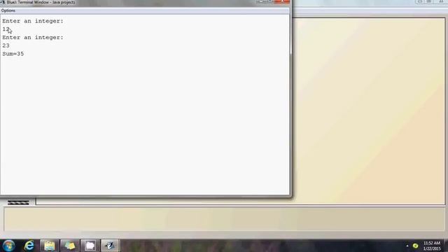 Video 2 (BlueJ) : user input using scanner class (ICSE) смотреть онлайн