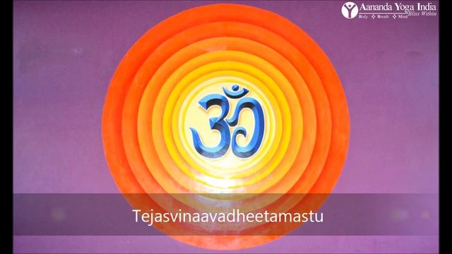 Om Sahana Vavatu | Shanti Mantra | Opening Prayer for group practice | IndeaYoga Mysore смотреть онлайн