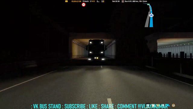 🔴LIVE : EURO TRUCK SIMULATOR 2 |SCANIA TRUCK RIDE | VK BUS STAND смотреть онлайн