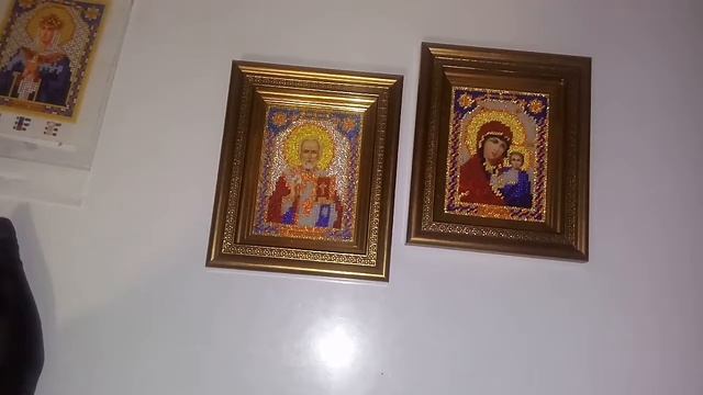 Обзор готовой работы / иконы маленький размер / хороший подарок/ смотреть онлайн