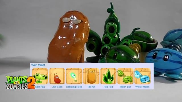 Plants Vs. Zombies 1 & 2: Plants figures collection смотреть онлайн