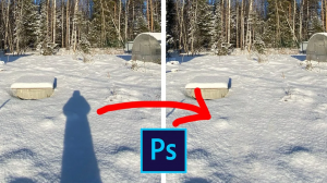 Как убрать тень на фото в фотошопе