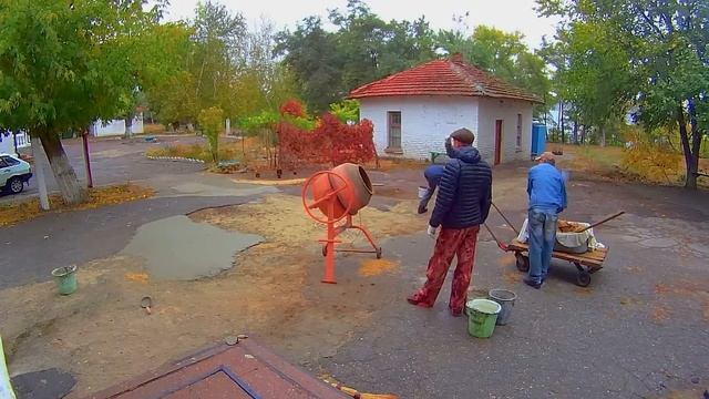 Бетонная стяжка своими руками. ТimeLapse смотреть онлайн