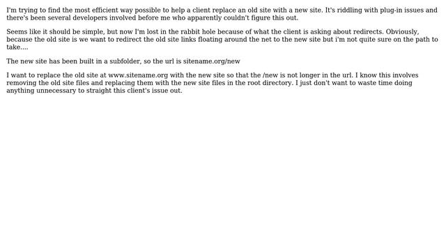 Wordpress: Redirects and Subdirectory migration to Root Directory смотреть онлайн