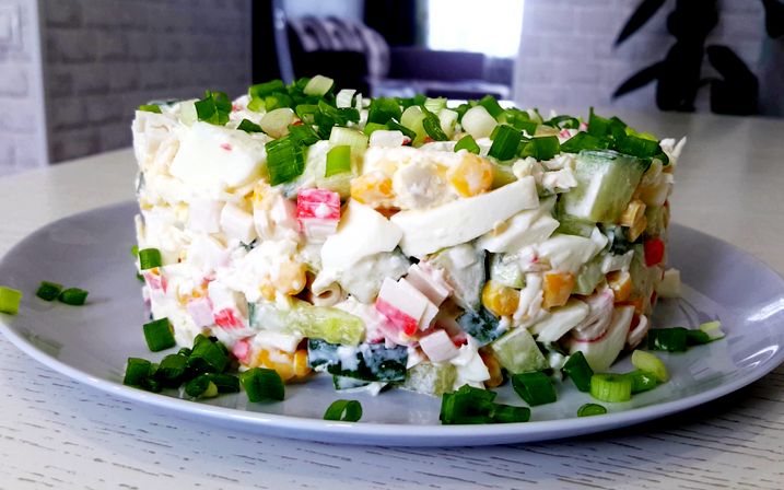 Все нарезал и самый вкусный Салат готов | Салат Нежность!