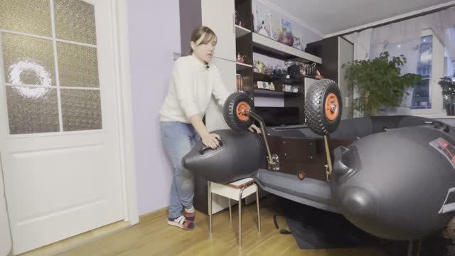 Установка транцевых колес на лодку пвх нднд смотреть онлайн