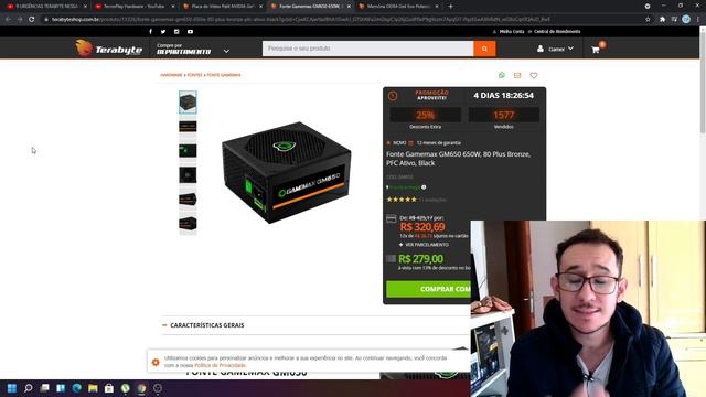 CAIUU O PREÇO!! GTX 1660, MEMORIA RAM, FONTE EM PROMOÇÕES NA TERABYTE - MUITO BARATO!!!! смотреть онлайн