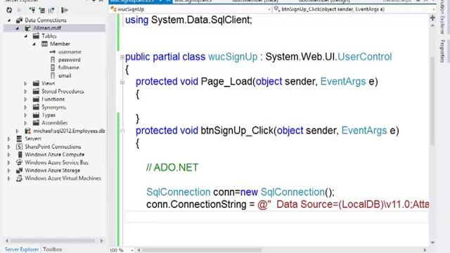 4- Simple Register - SqlConnection SqlCommand Try Catch - смотреть онлайн