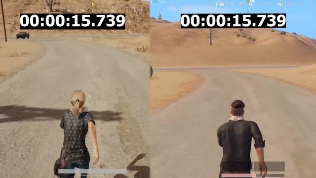 В ПУБГ НА ПК БЕГ БЫСТРЕЕ ЧЕМ В ПУБГ МОБАЙЛ? ПРОВЕРЯЮ СКОРОСТЬ PUBG VS PUBG MOBILE смотреть онлайн